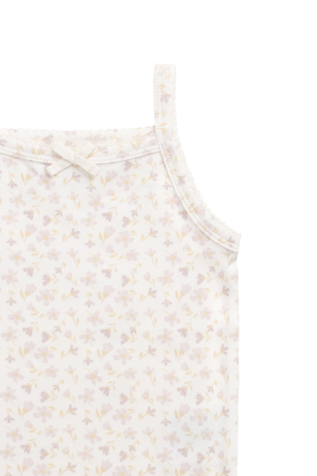 Organic Cotton Singlet - Aries Mauve Childrens Singlet from Jamie Kay USA