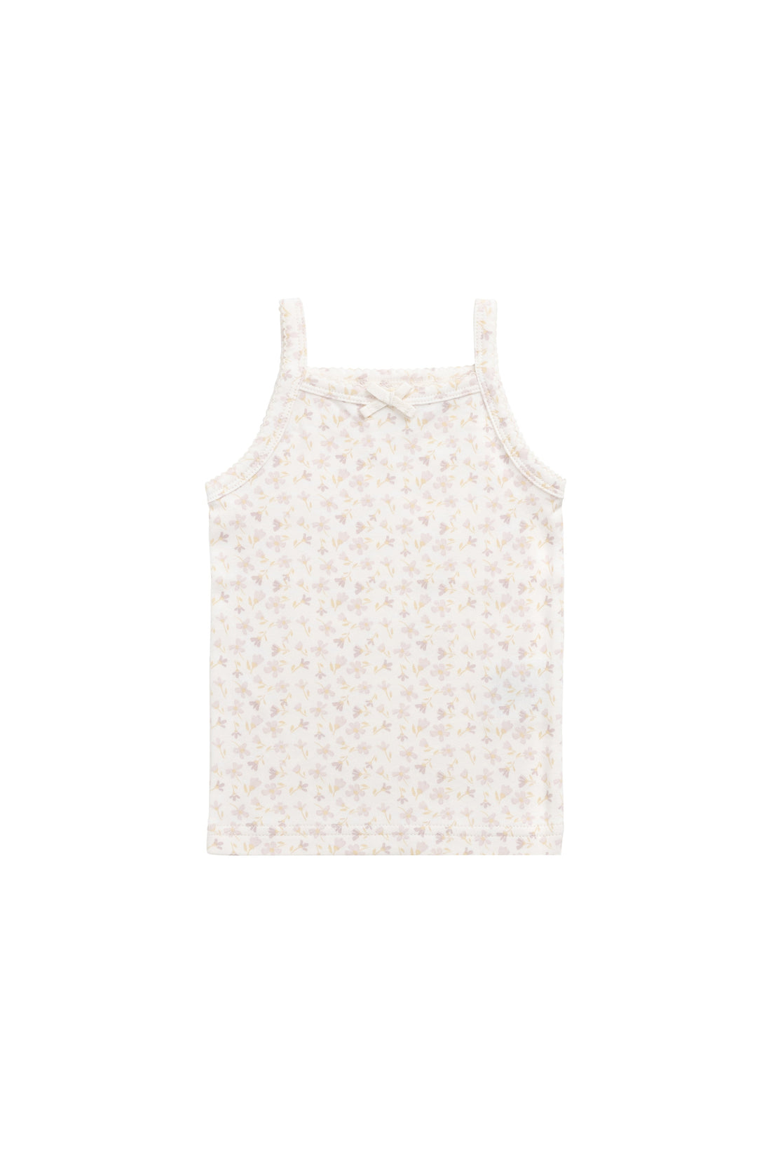 Organic Cotton Singlet - Aries Mauve Childrens Singlet from Jamie Kay USA