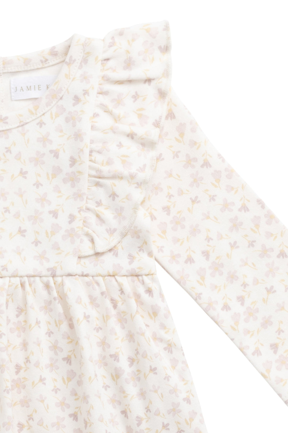 Organic Cotton Vivienne Playsuit - Aries Mauve Childrens Playsuit from Jamie Kay USA