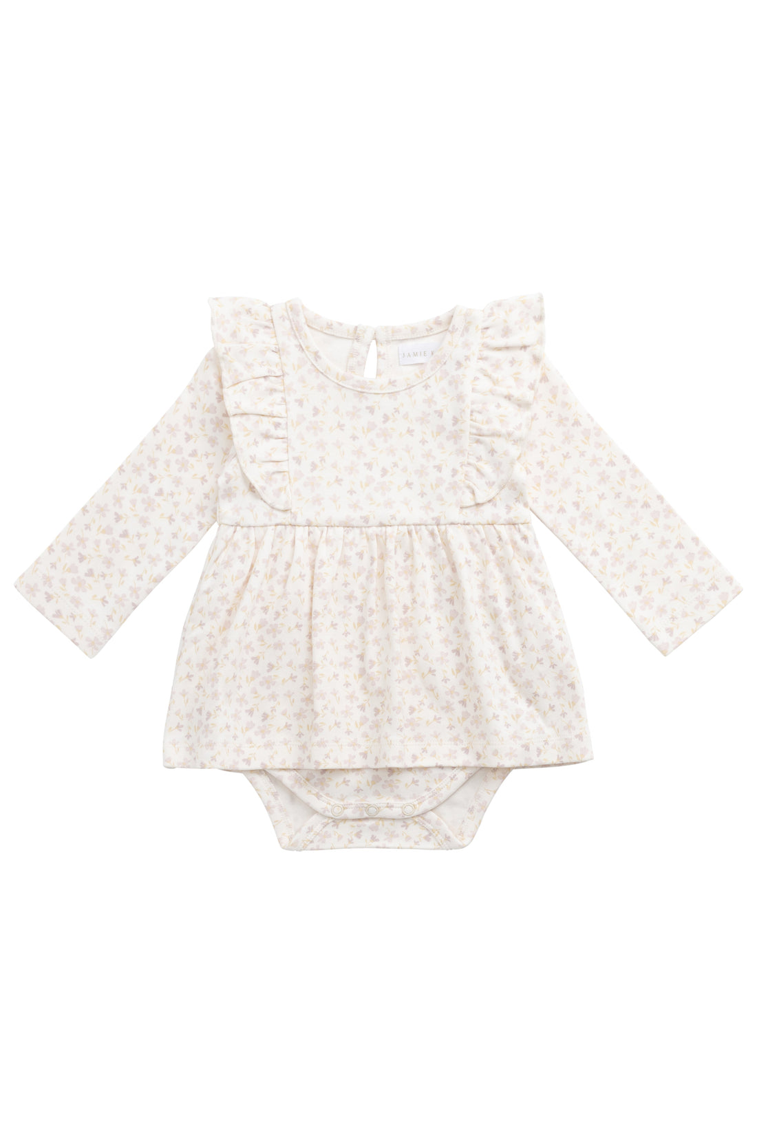 Organic Cotton Vivienne Playsuit - Aries Mauve Childrens Playsuit from Jamie Kay USA