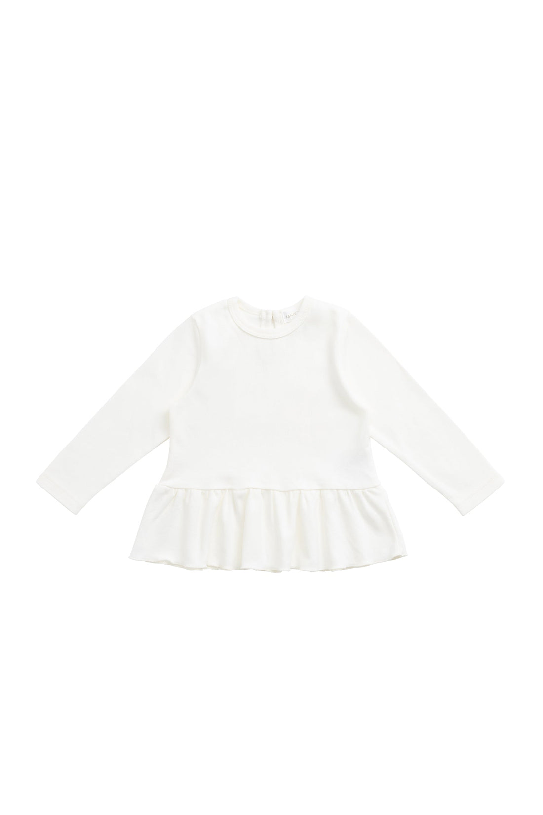 Pima Cotton Bailey Top - Parchment Childrens Top from Jamie Kay USA