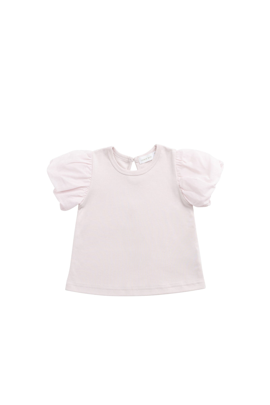 Pima Cotton Myla Top - Soft Misty Rose Childrens Top from Jamie Kay USA