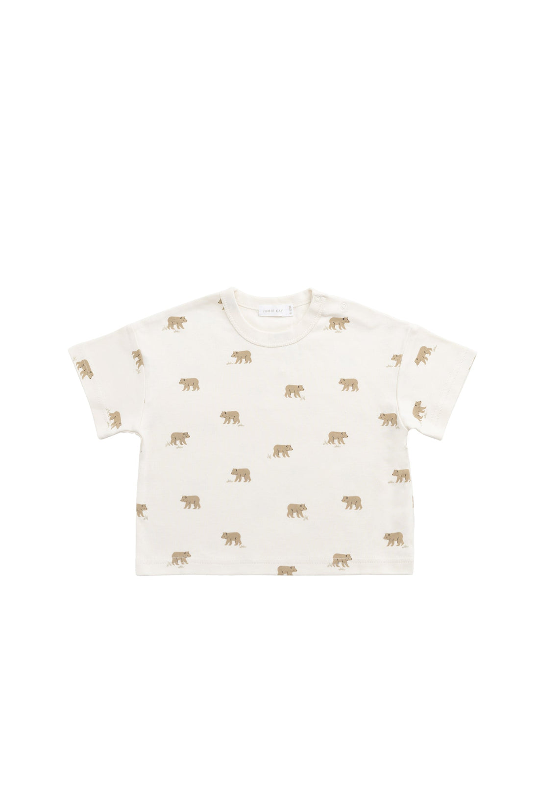 Pima Cotton Wesley Tee - Cub Walk Samoyed Childrens Top from Jamie Kay USA