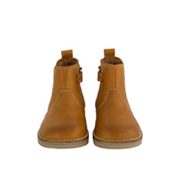 Leather Boot with Elastic Side - Tan Childrens Footwear from Jamie Kay USA