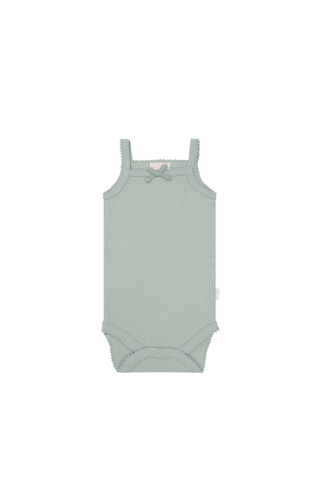 Organic Cotton Modal Singlet Bodysuit - Ocean Spray Childrens Bodysuit from Jamie Kay USA