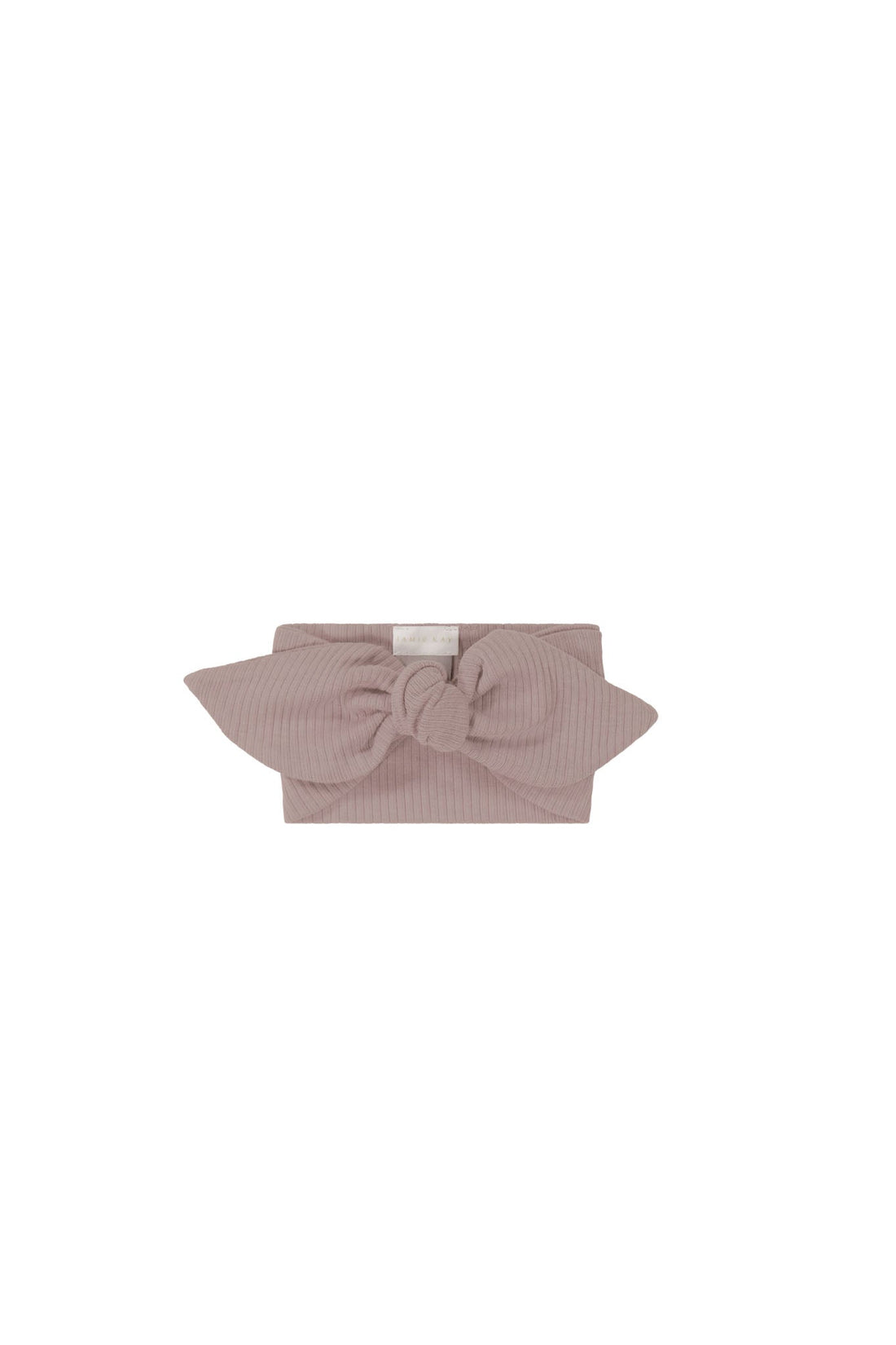 Organic Cotton Modal Lilian Headband - Mauve Shadow Childrens Headband from Jamie Kay USA