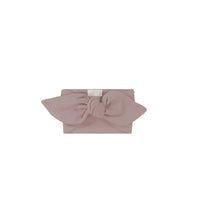 Organic Cotton Modal Lilian Headband - Mauve Shadow Childrens Headband from Jamie Kay USA