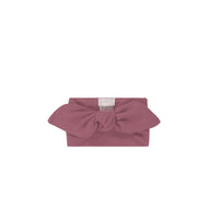 Organic Cotton Modal Lilian Headband - Rosette Childrens Headband from Jamie Kay USA