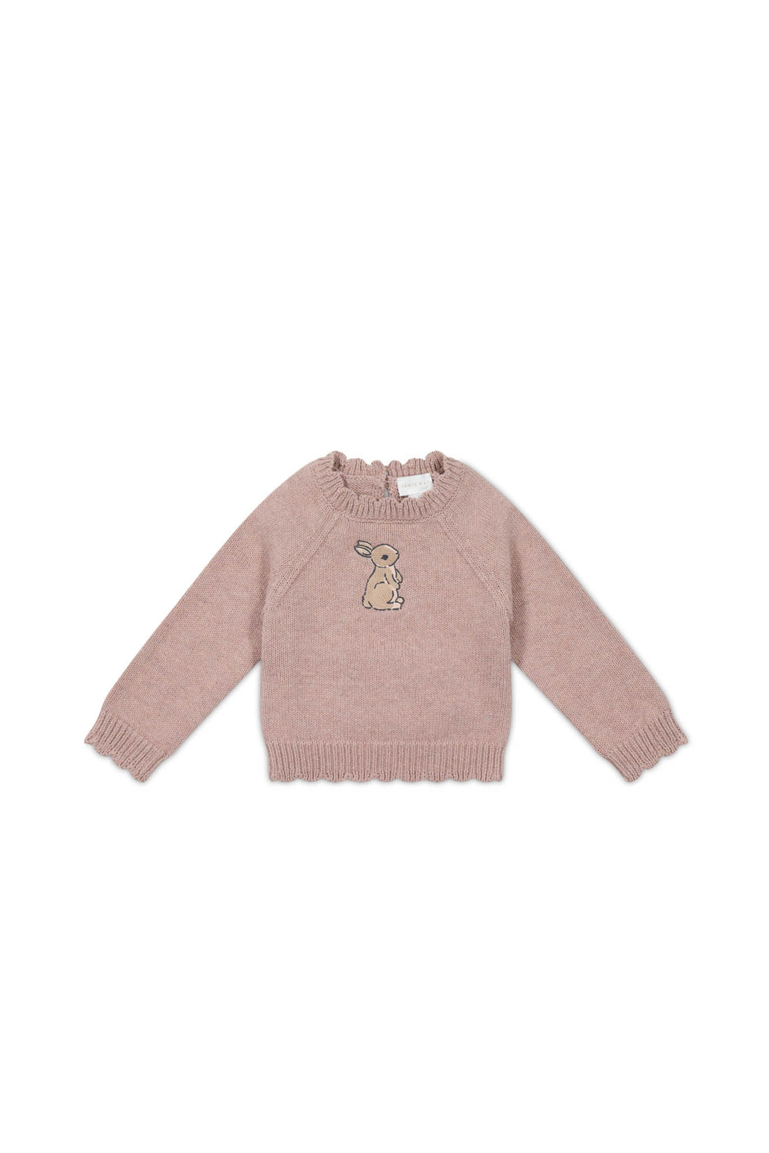 Audrey Knitted Jumper - Shell Marle Childrens Knitwear from Jamie Kay USA