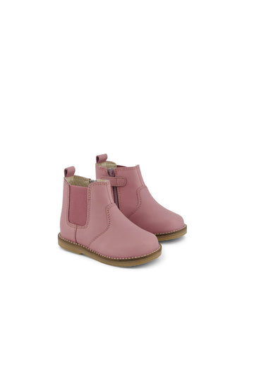 Leather Boot with Elastic Side - Lilium Childrens Footwear from Jamie Kay USA