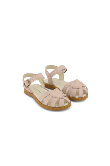 Petite Heart Sandal - Blush Childrens Footwear from Jamie Kay USA