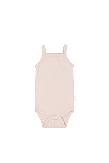 Organic Cotton Fine Rib Singlet Bodysuit - Pillow Childrens Bodysuit from Jamie Kay USA