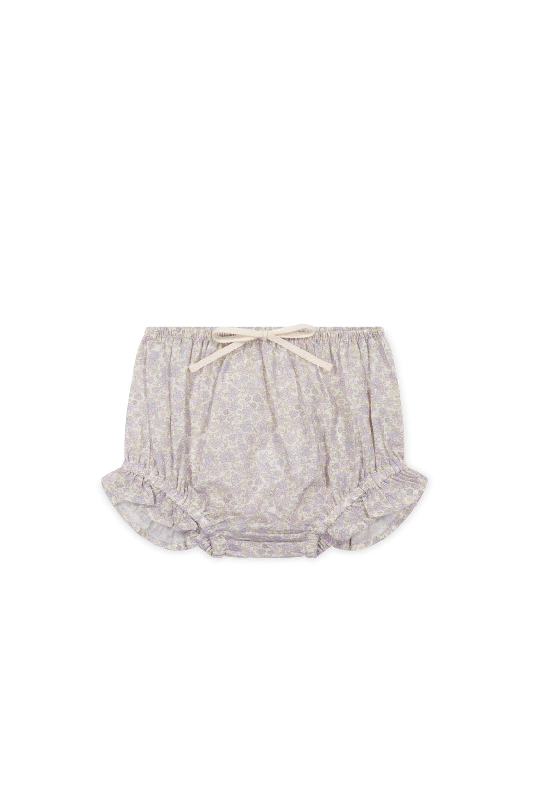 Organic Cotton Frill Bloomer - Chloe Lavender Childrens Bloomer from Jamie Kay USA