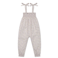 Organic Cotton Summer Playsuit - Chloe Lavender Childrens Playsuit from Jamie Kay USA