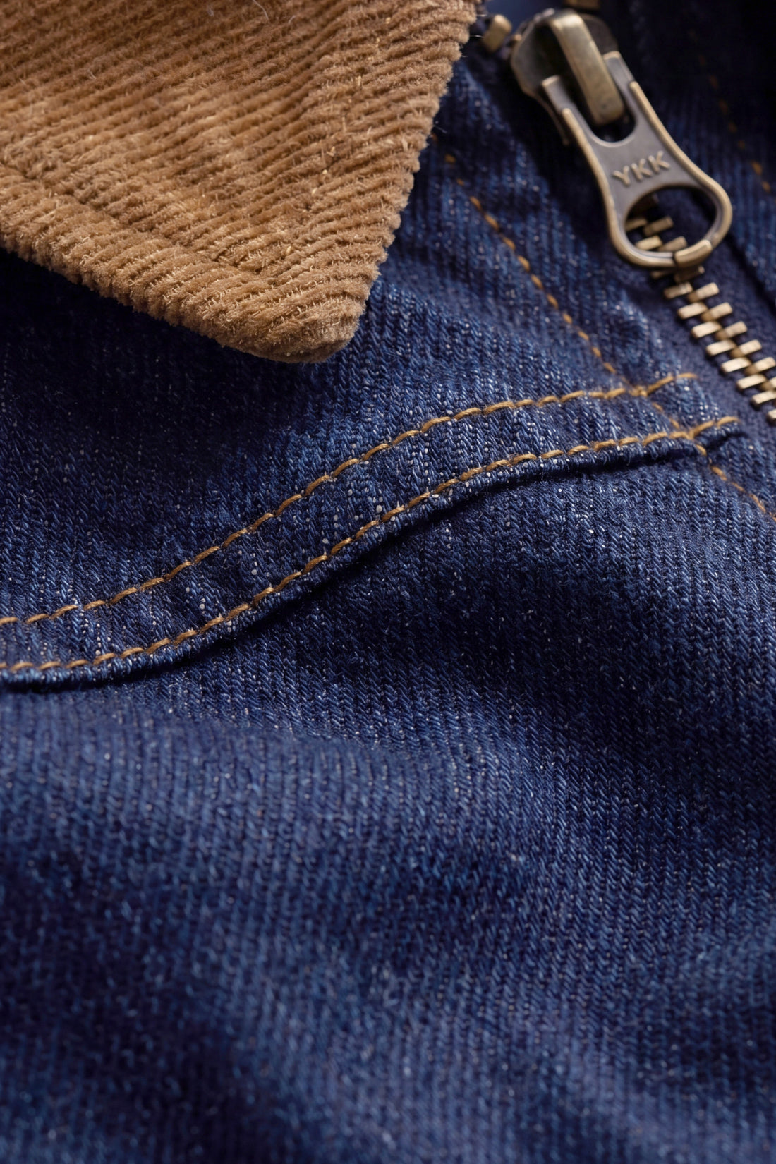 Ezekiel Jacket - Mid Indigo Denim Childrens Jacket from Jamie Kay USA