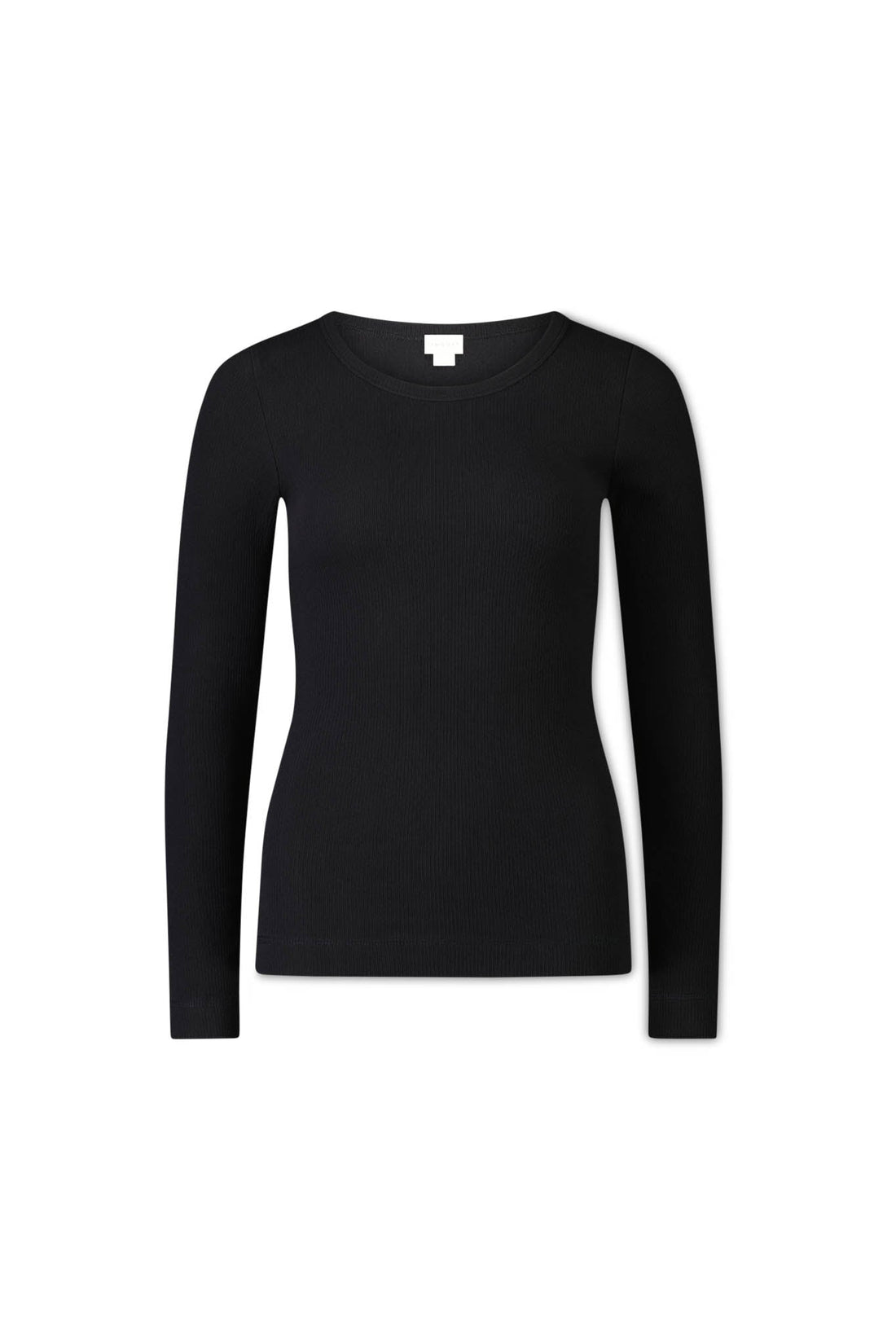 Organic Cotton Modal Womens Long Sleeve Top - Black Childrens Womens Top from Jamie Kay USA