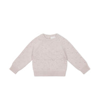 Dotty Knitted Jumper - Luna Childrens Jumper from Jamie Kay USA