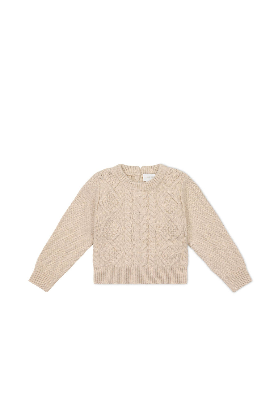 Olsen Jumper - Oatmeal Marle Childrens Jumper from Jamie Kay USA