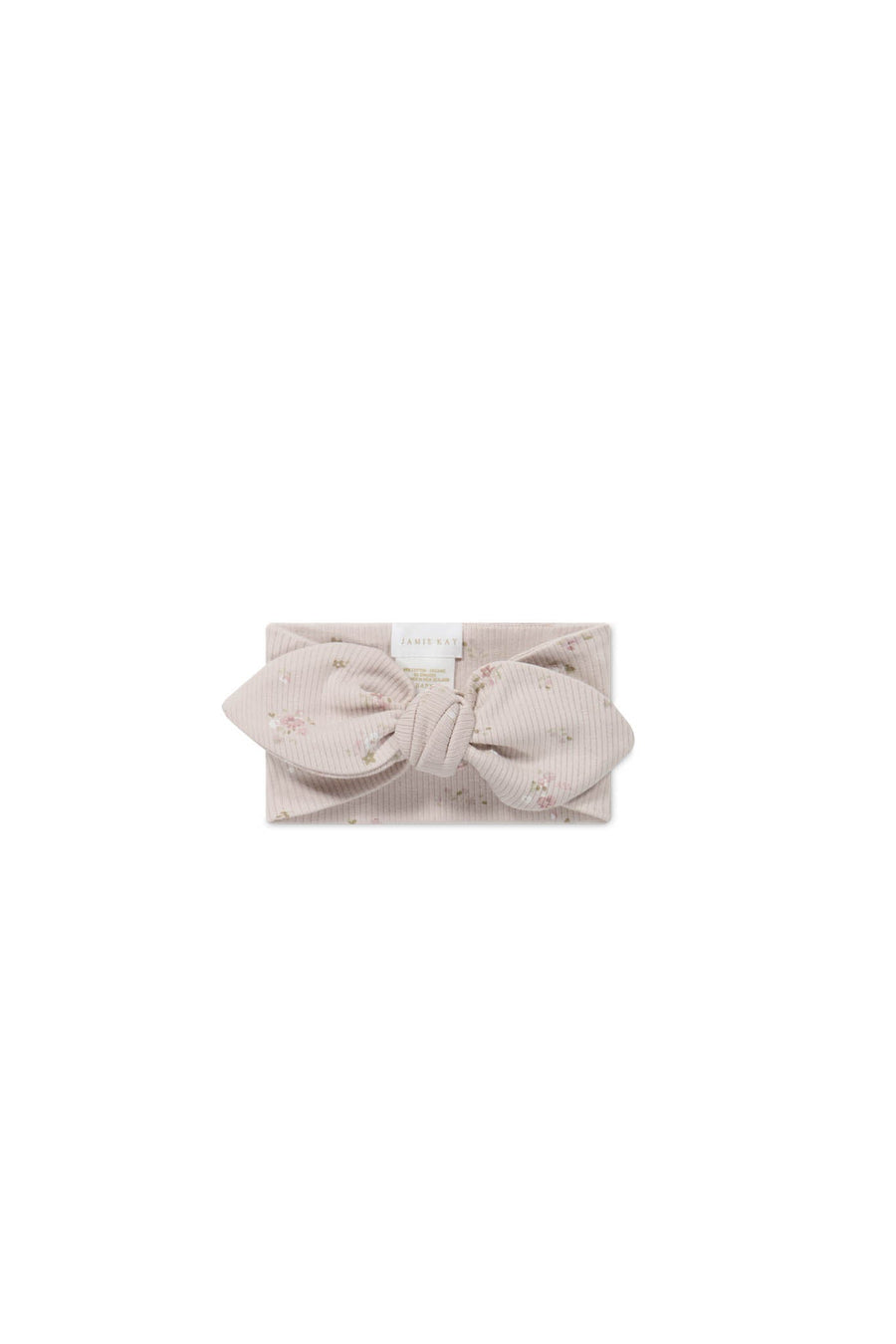 Organic Cotton Fine Rib Headband - Petite Fleur Violet Childrens Headband from Jamie Kay USA