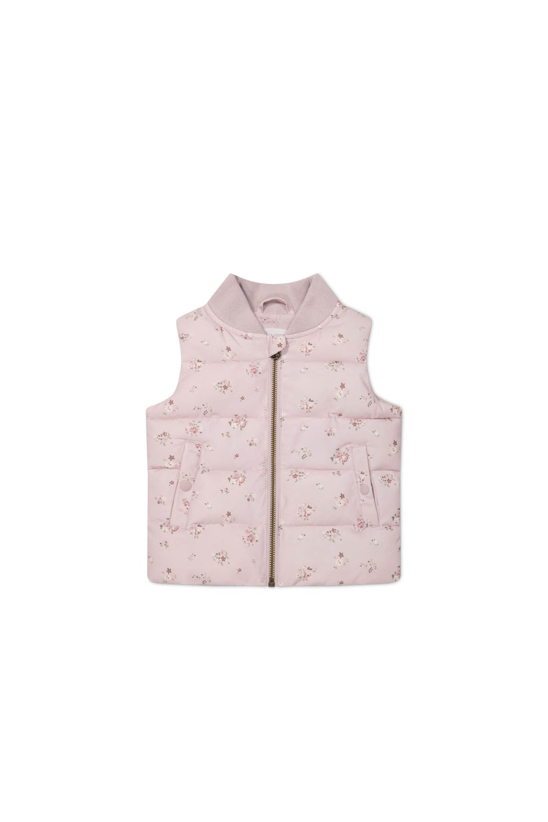 Taylor Vest - Petite Fleur Violet Childrens Vest from Jamie Kay USA