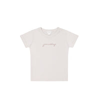 Pima Cotton Aude Oversized Tee - Luna Childrens Top from Jamie Kay USA