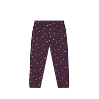 Organic Cotton Legging - Goldie Huckleberry Sparse Childrens Legging from Jamie Kay USA