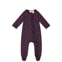 Organic Cotton Melanie Onepiece - Goldie Huckleberry Sparse Childrens Onepiece from Jamie Kay USA