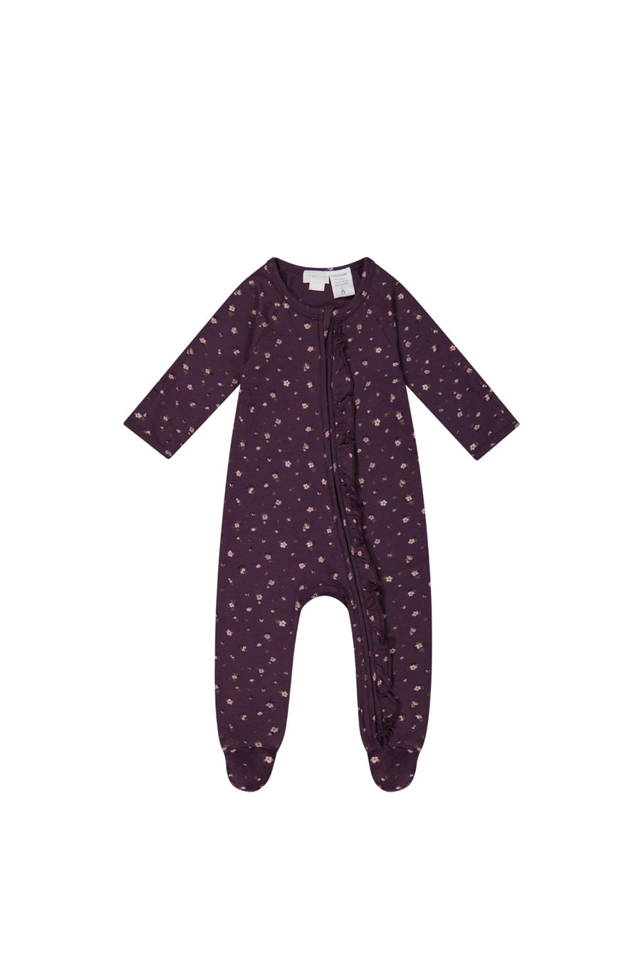 Organic Cotton Melanie Onepiece - Goldie Huckleberry Sparse Childrens Onepiece from Jamie Kay USA