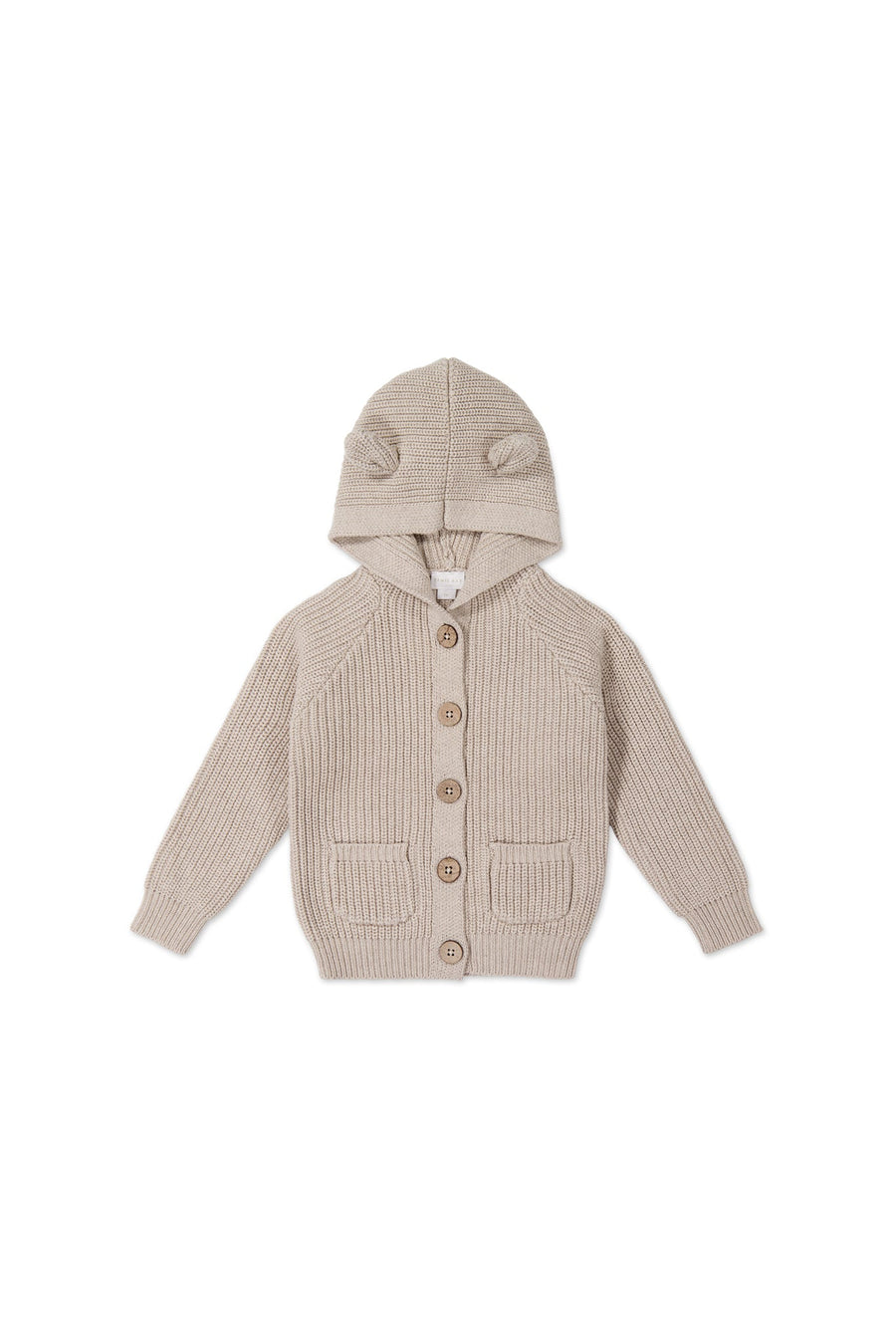 Humphrey Knitted Cardigan - Sand Marle Fleck Childrens Cardigan from Jamie Kay USA