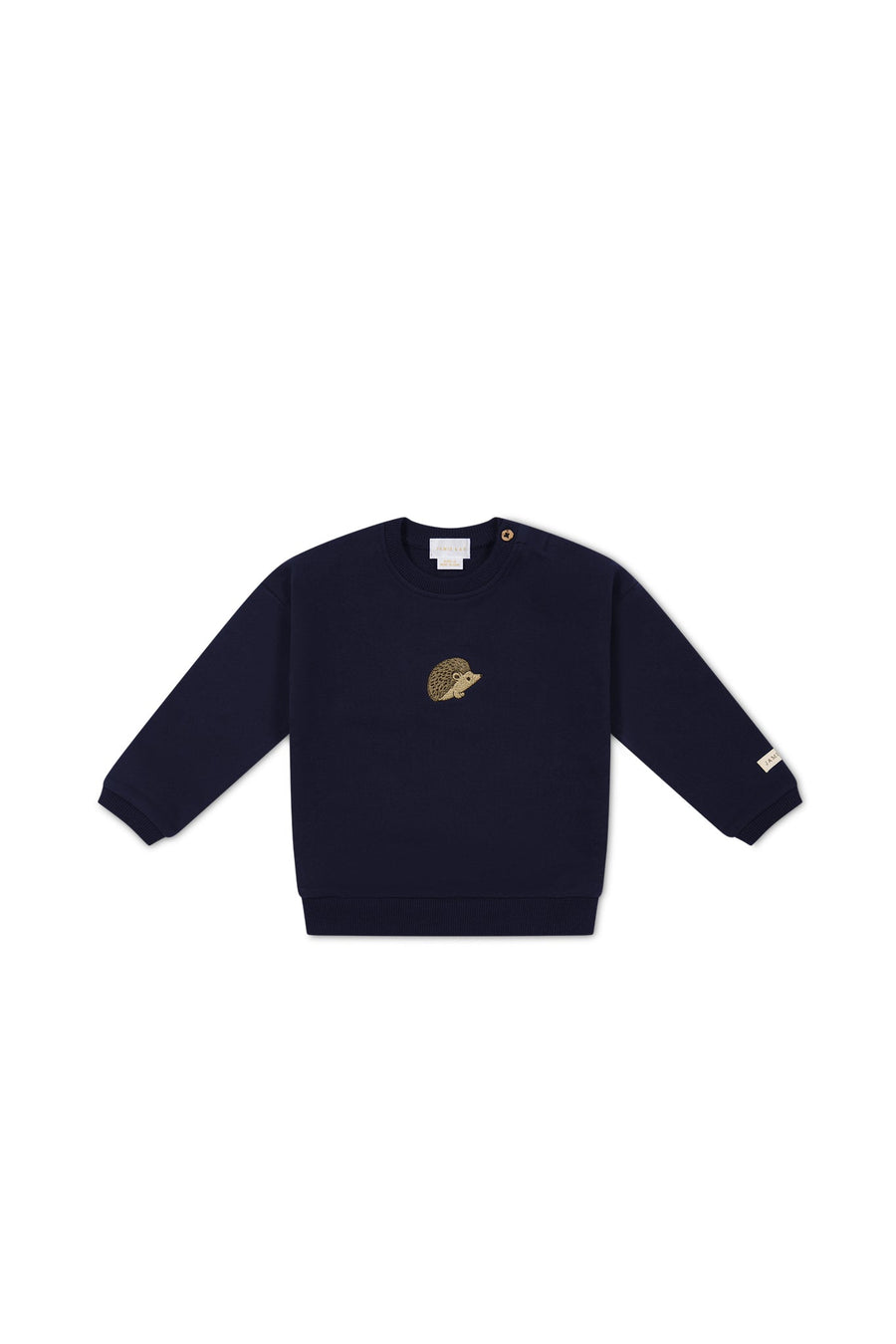 Organic Cotton Damien Sweatshirt - Constellation Hedgehog Childrens Top from Jamie Kay USA