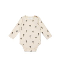 Organic Cotton Fernley Bodysuit - Montgolfiere Cloud Childrens Bodysuit from Jamie Kay USA