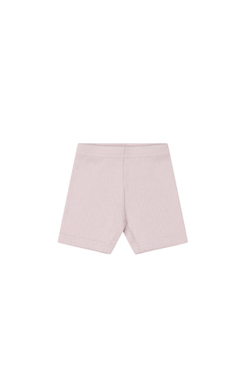 Organic Cotton Modal Elisa Bike Short - Violet Tint Childrens Short from Jamie Kay USA