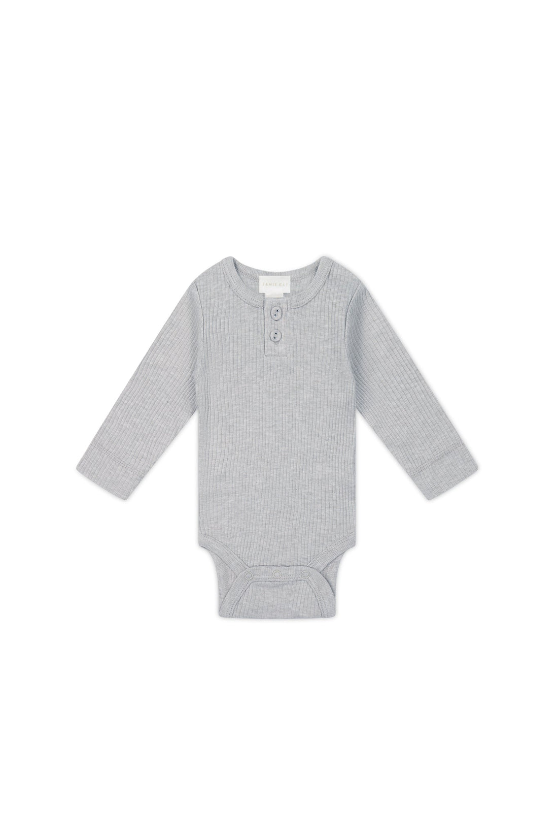 Organic Cotton Modal Long Sleeve Bodysuit - Icicle Marle Childrens Bodysuit from Jamie Kay USA