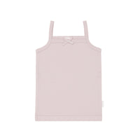 Organic Cotton Modal Singlet - Violet Tint Childrens Singlet from Jamie Kay USA