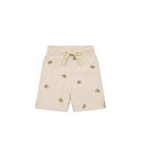 Pima Cotton Marley Short - Henry Hedgehog Birch Childrens Short from Jamie Kay USA