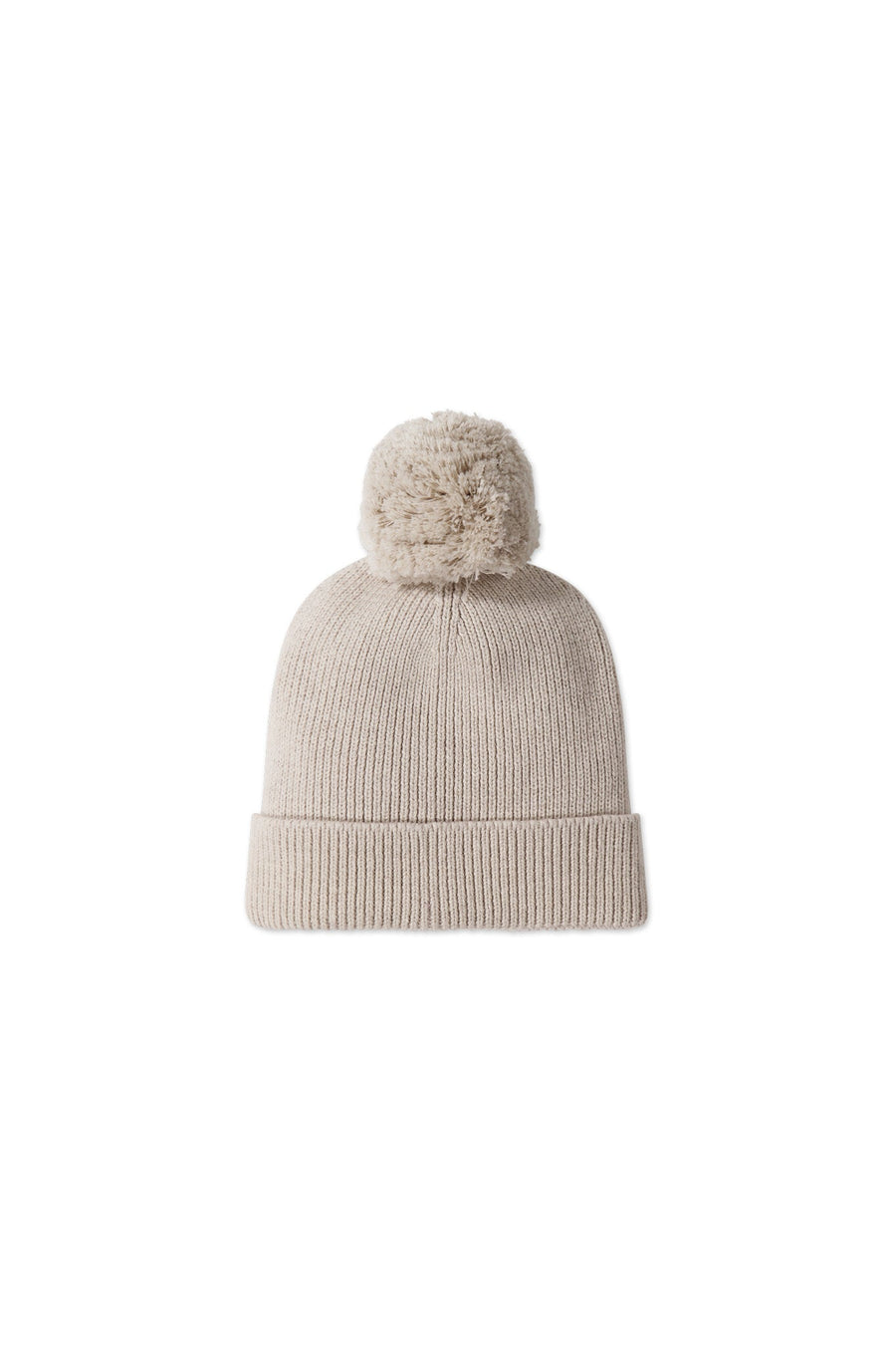 Pom Pom Hat - Sand Marle Fleck Childrens Hat from Jamie Kay USA