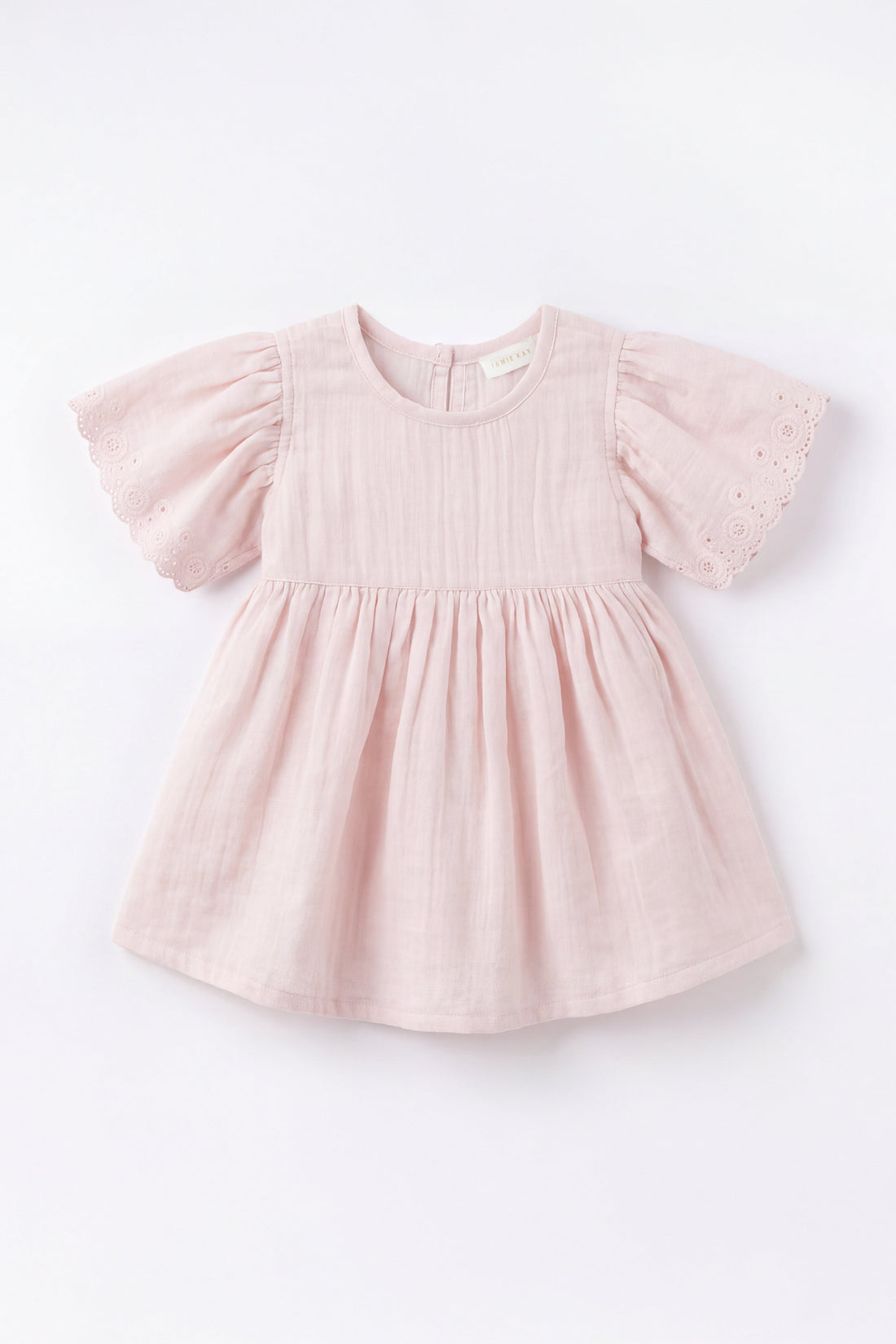 Organic Cotton Muslin Chloe Dress - Cotton Candy Childrens Dress from Jamie Kay USA