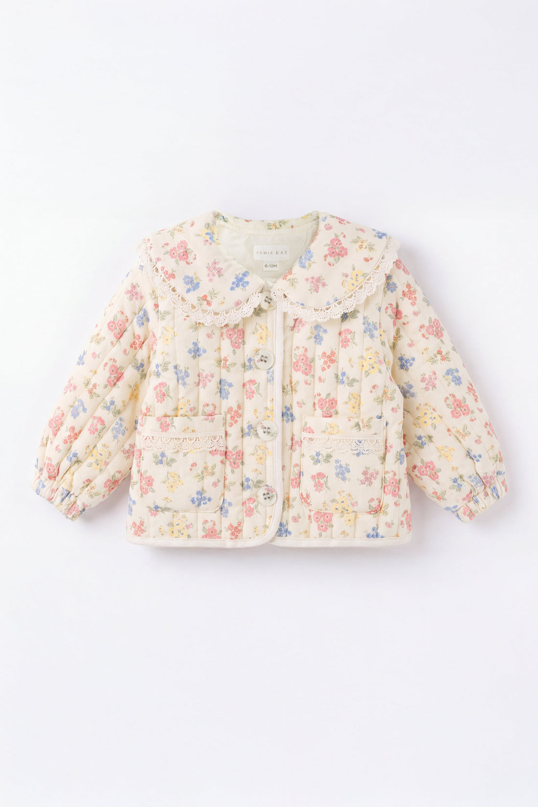 Jaida Pincord Jacket - Morgan Vanilla Childrens Jacket from Jamie Kay USA