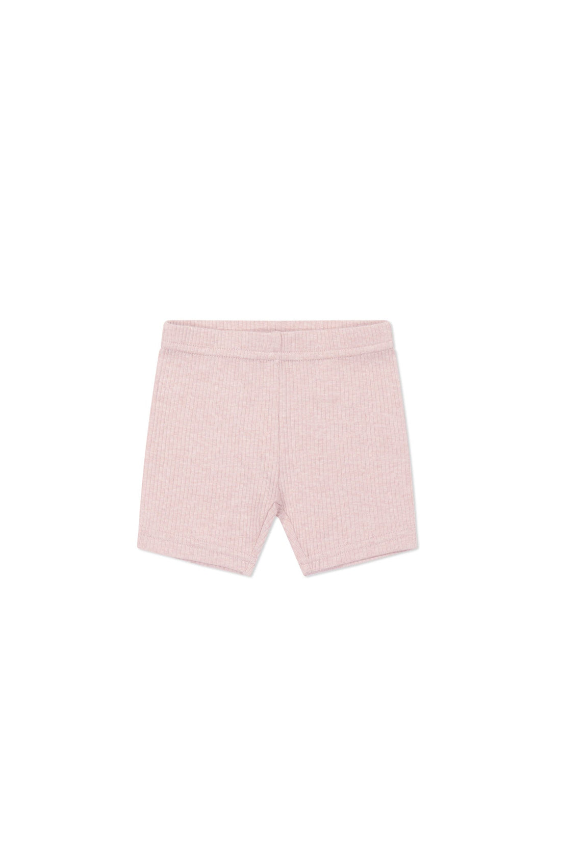 Organic Cotton Modal Elisa Bike Short - Chalk Marle Childrens Short from Jamie Kay USA
