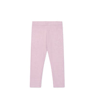 Organic Cotton Modal Everyday Legging - Orchid Marle Childrens Legging from Jamie Kay USA