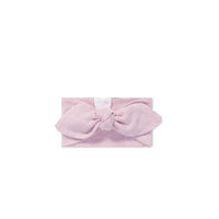 Organic Cotton Modal Lilian Headband - Orchid Marle Childrens Headband from Jamie Kay USA