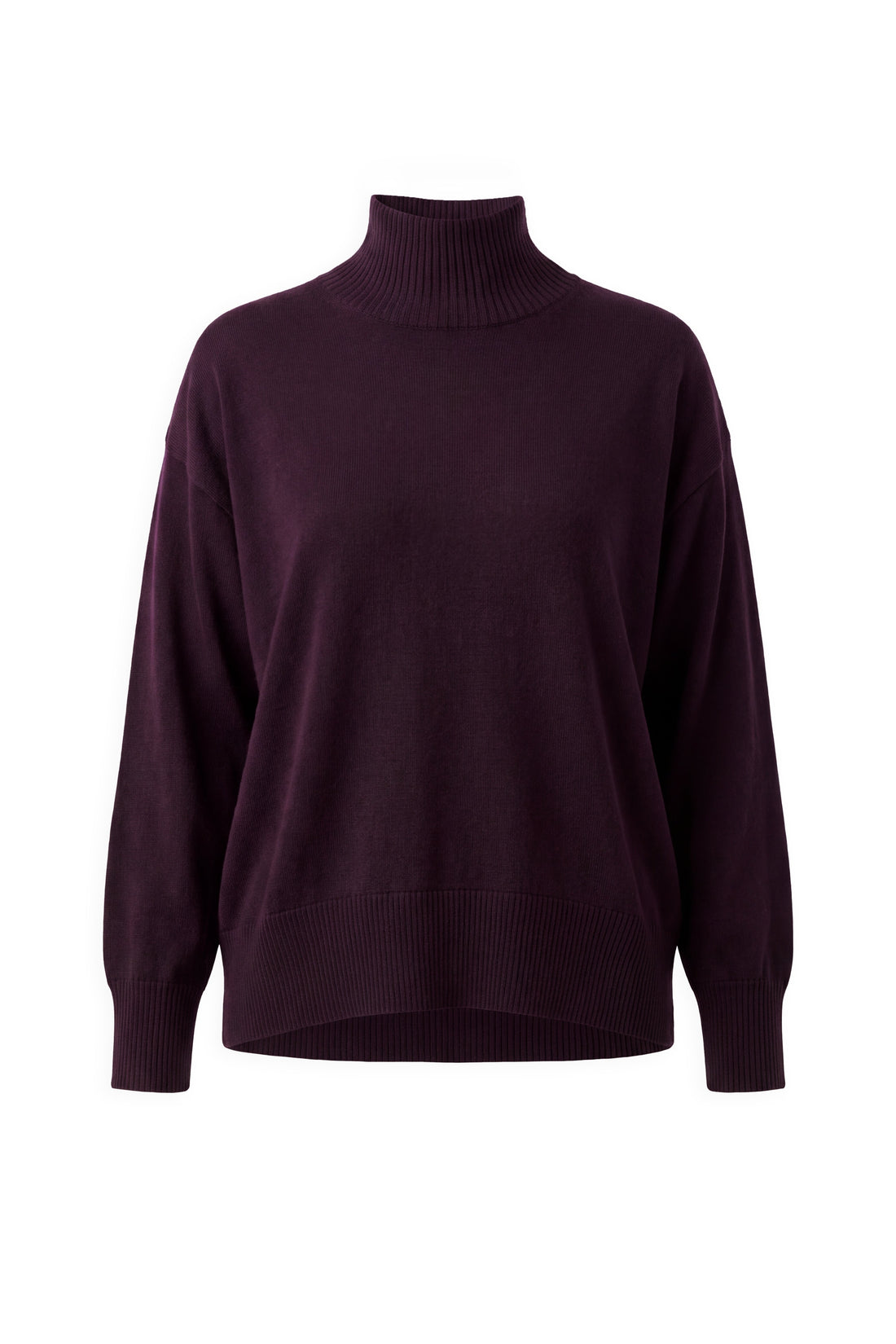 Merino Womens Turtleneck Jumper - Blackberry Childrens Jumper from Jamie Kay USA