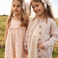 Organic Cotton Muslin Lola Dress - Meredith Morganite Childrens Dress from Jamie Kay USA