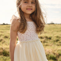 Katie Tutu Dress - Emmy Natural Childrens Dress from Jamie Kay USA