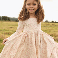 Organic Cotton Tallulah Dress - Emmy Egret Childrens Dress from Jamie Kay USA