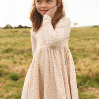 Organic Cotton Tallulah Dress - Emmy Egret Childrens Dress from Jamie Kay USA