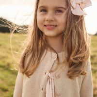 Noelle Cardigan - Oatmeal Marle Childrens Cardigan from Jamie Kay USA