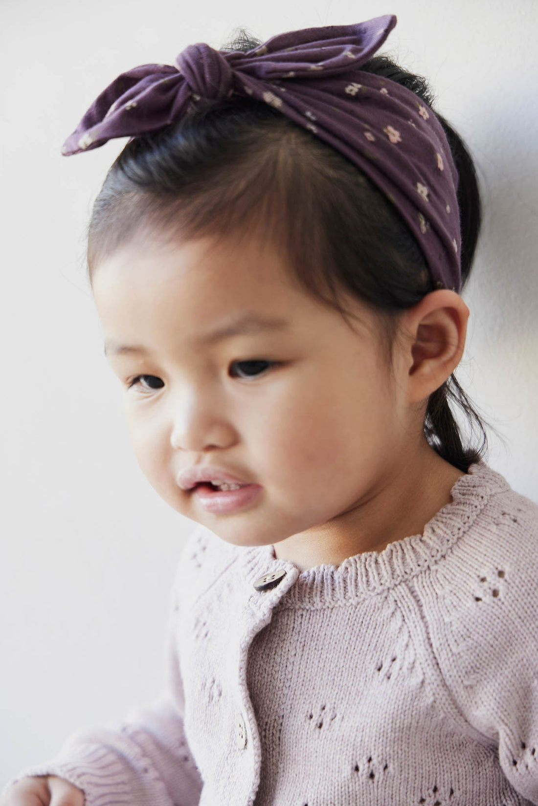 Organic Cotton Headband - Goldie Huckleberry Sparse Childrens Headband from Jamie Kay USA