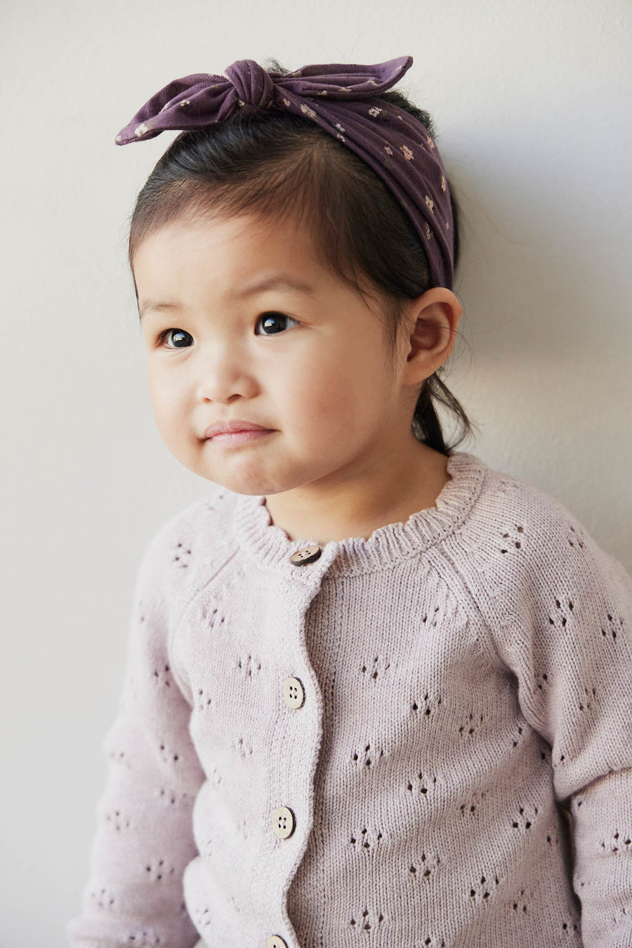 Organic Cotton Headband - Goldie Huckleberry Sparse Childrens Headband from Jamie Kay USA