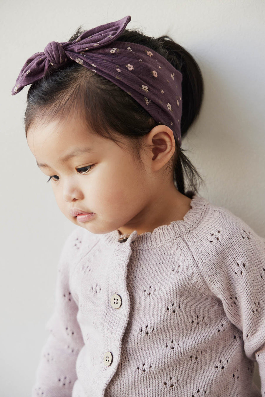 Organic Cotton Headband - Goldie Huckleberry Sparse Childrens Headband from Jamie Kay USA